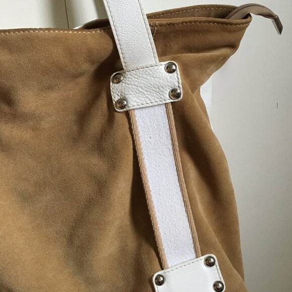 Innue Two Tone Italian Leather and Suede Bag - Picture 4 of 16